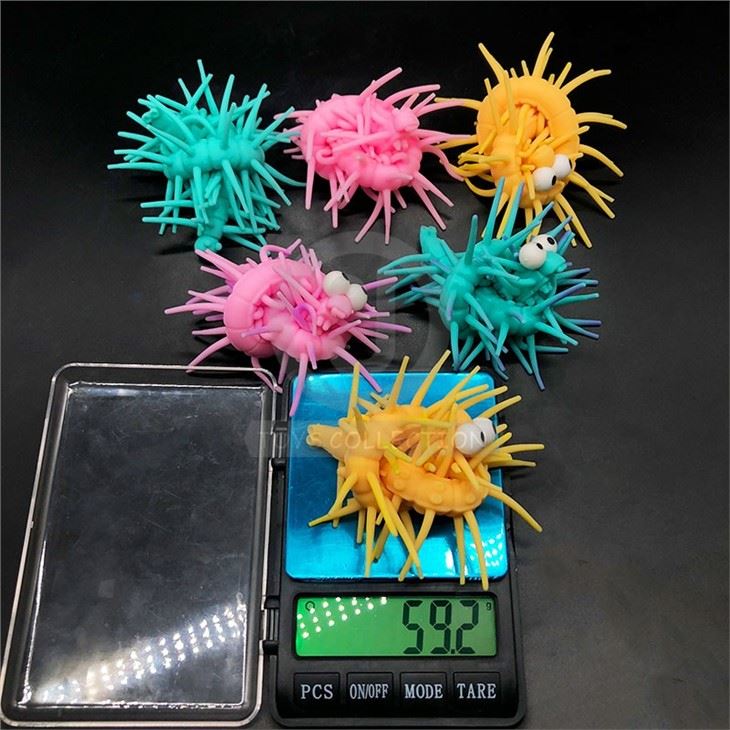 New Arrival Sensory Fidget Toys Long Hair Soft Fashion TPR Material Stretchy Centipede Toy For Anti Stress