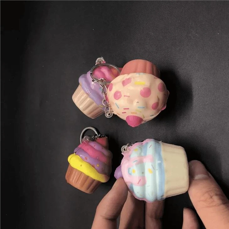 PU Ice Cream Keychain