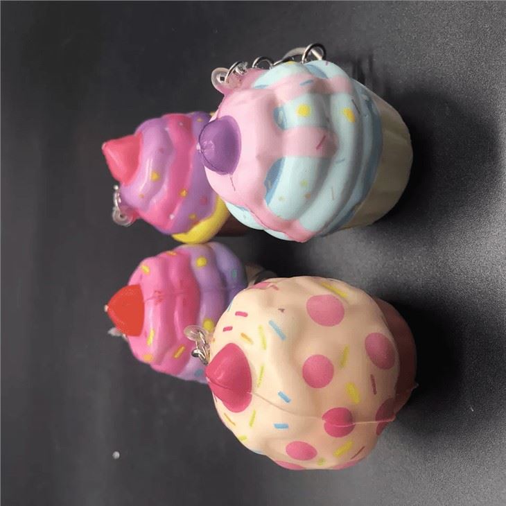PU Ice Cream Keychain