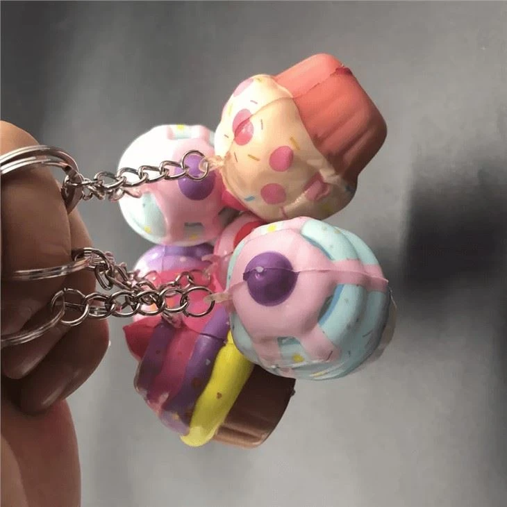 PU Ice Cream Keychain