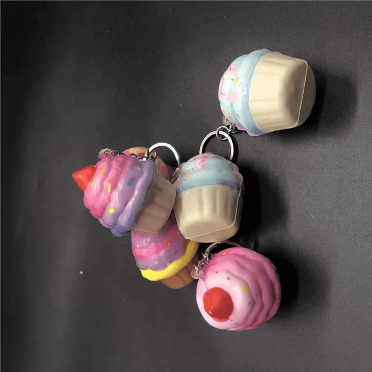 PU Ice Cream Keychain
