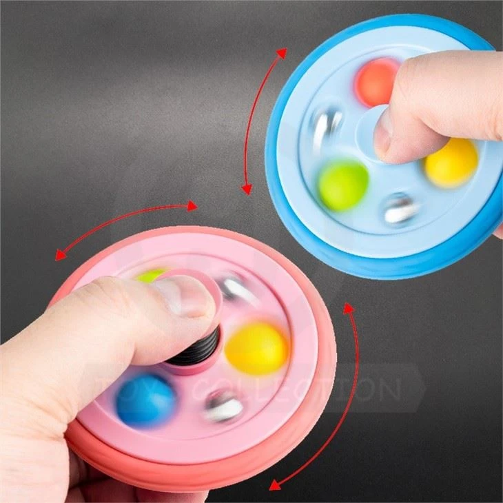 Push Bubble Fidget Spinner Toy