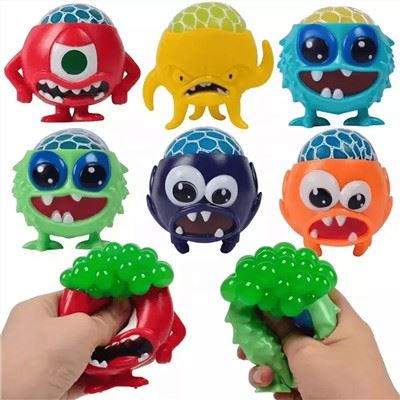 Squeeze Squishy Mesh Toy Ball