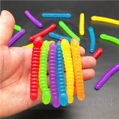 Stretchy Worm Noodle String Toy