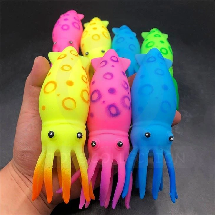 Squeeze Squid Toy