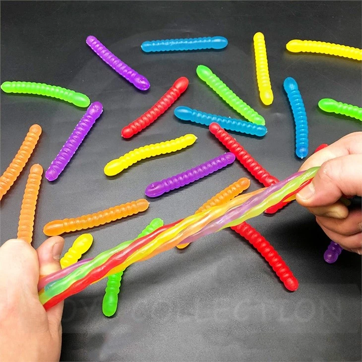 Stretchy Worm Noodle String Toy