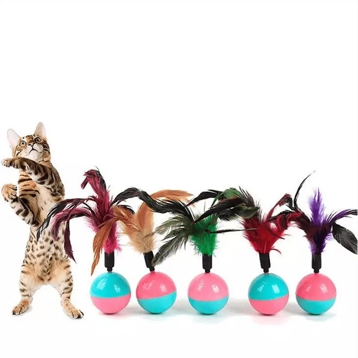 Tumbler Feather Toy