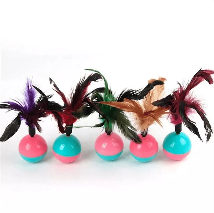 Tumbler Feather Toy