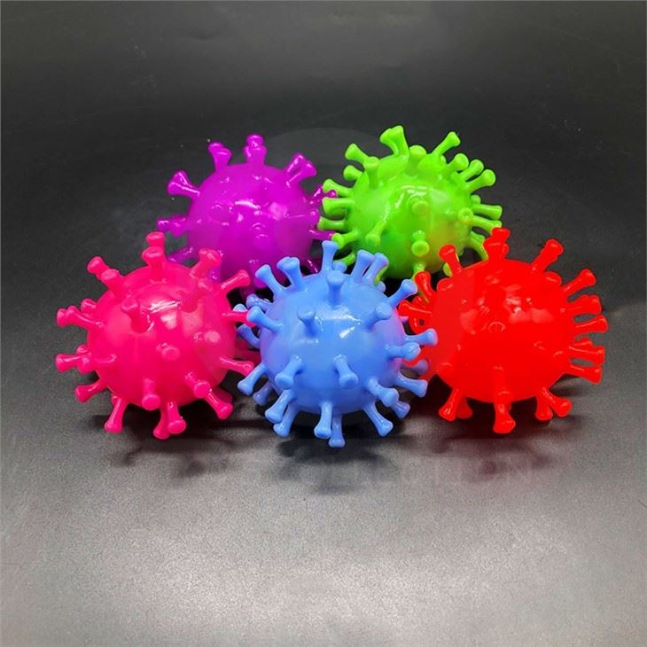 Wholesale Hot Selling Beads Decompression Stress Relieve Squeeze Ball Toy Vent Virus Squishy Balls For Kids