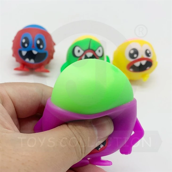 Promotion Cute Big Eyes Monster Stress Ball For Kids