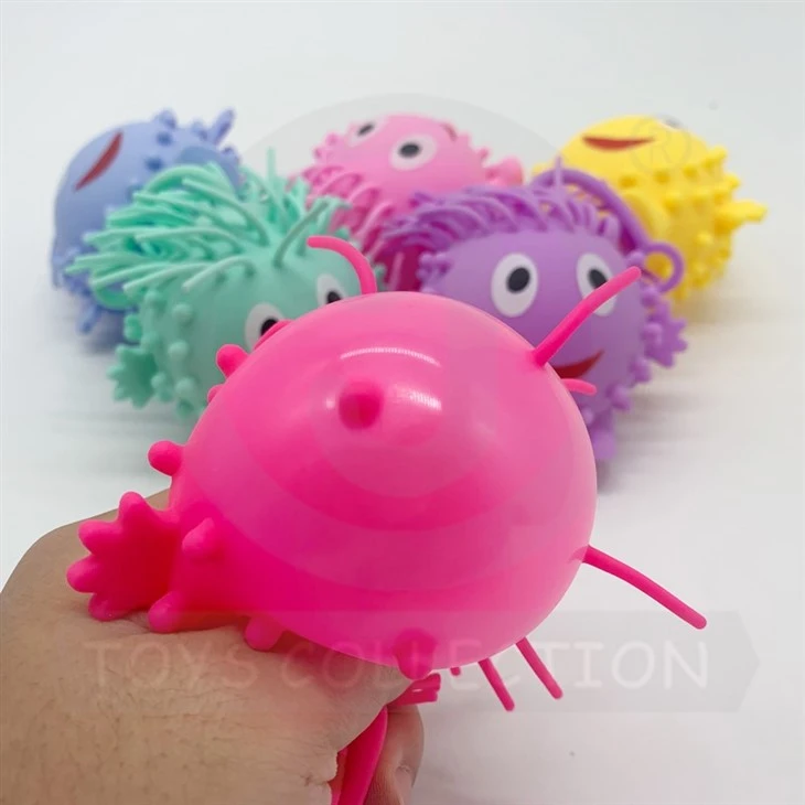New Big Eye Puffer Ball With LED