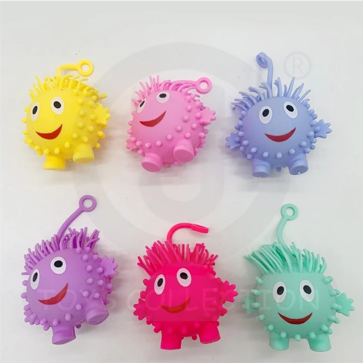 New Big Eye Puffer Ball With LED
