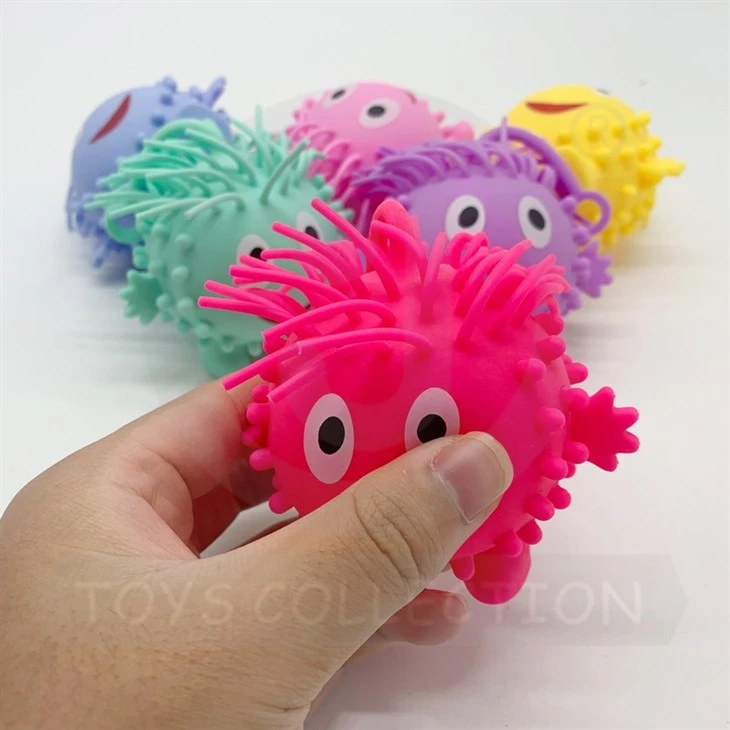 New Big Eye Puffer Ball With LED
