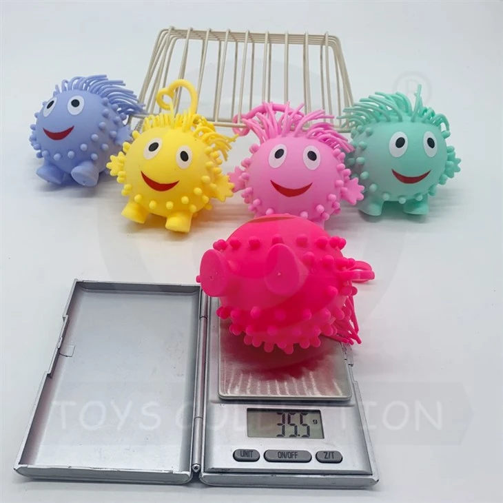 New Big Eye Puffer Ball With LED