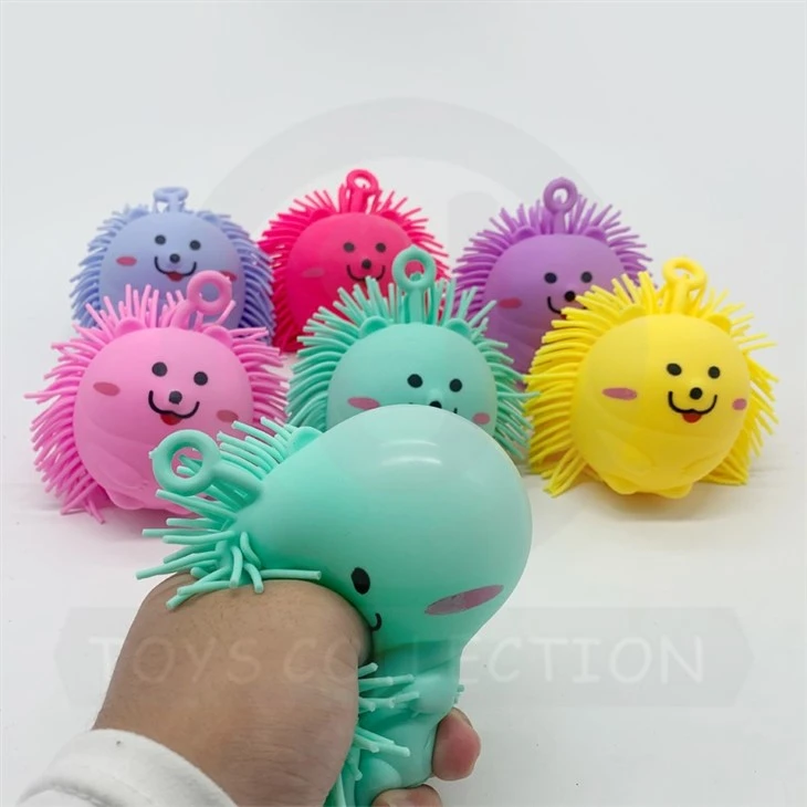 New Hedgehog Shaped Squeeze Toy With LED