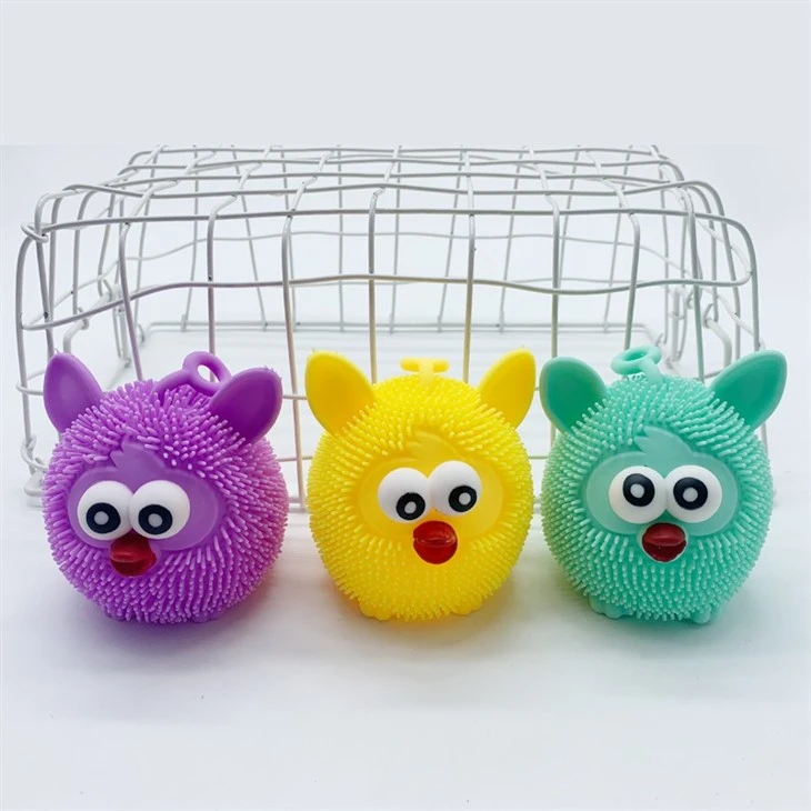 New Cute Soft Squeeze Owl With Led