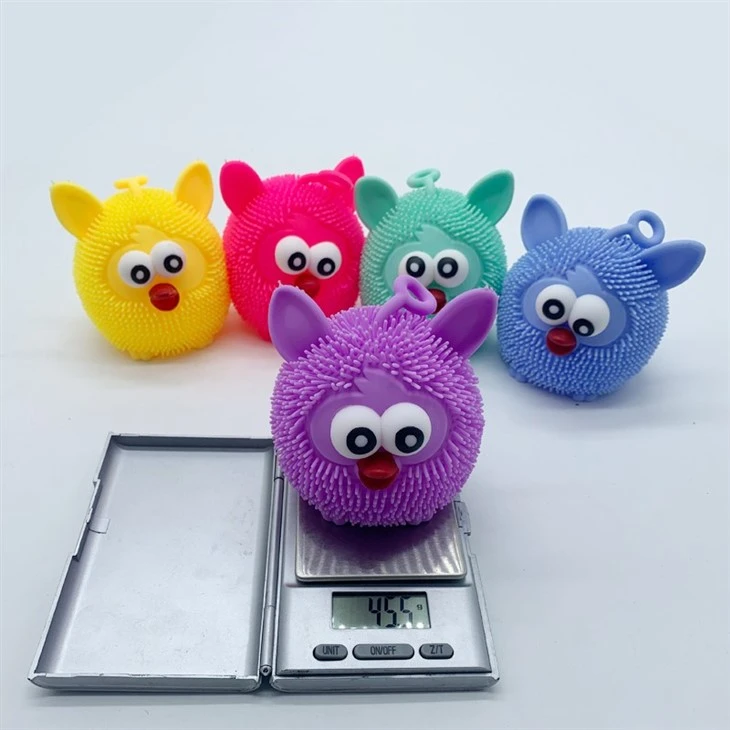 New Cute Soft Squeeze Owl With Led