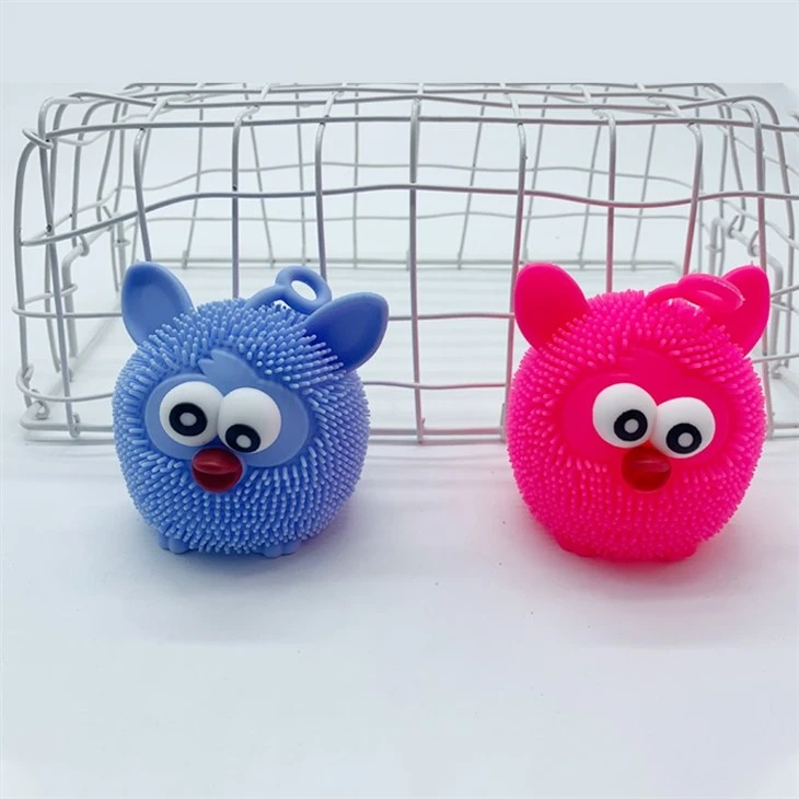 New Cute Soft Squeeze Owl With Led
