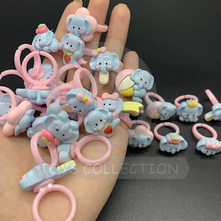 Wholesale Cute Elephant Capsule Finger Ring Toy