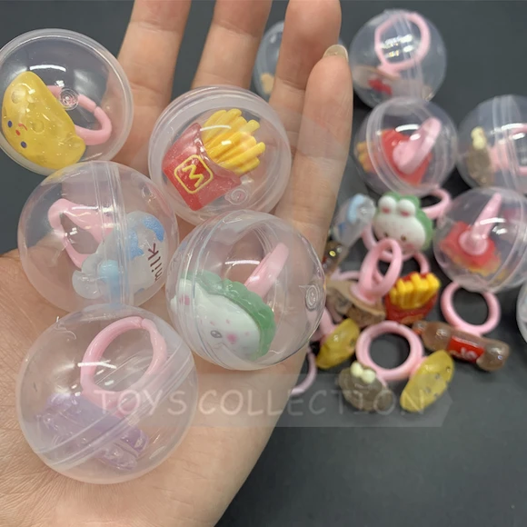 Wholesales Plastic Food Ring Toy Ornaments
