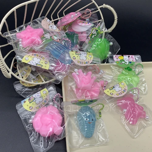 Fruits Squishy Mochi Squeeze Stretchy Toys