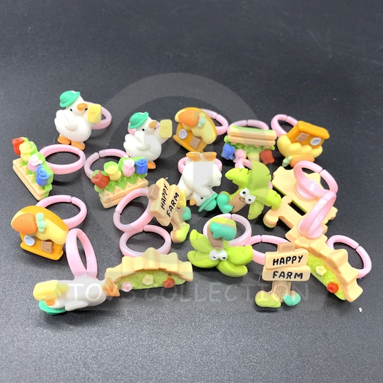 Party Favors Cute Item PVC Soft Pastorale Ring