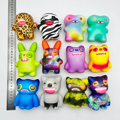 PU Fuggler Tooth Monster Slow Rising Animal Squishy Toy factory