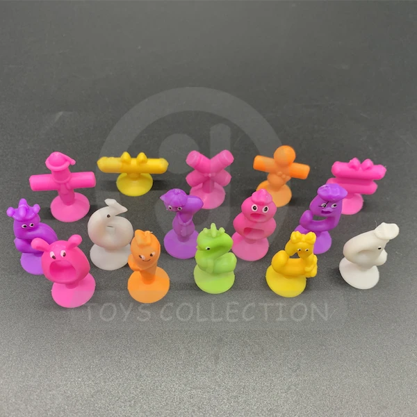 PVC Animal Number Sucker Figurine