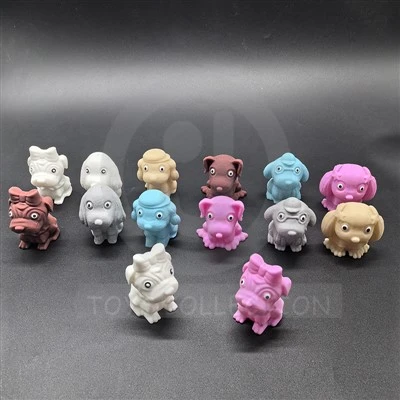 Soft Plastic Squeeze Puppy Figurines