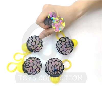 Squeeze Mesh Ball With Mini Bead