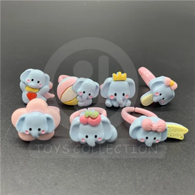 Wholesale Cute Elephant Capsule Finger Ring Toy