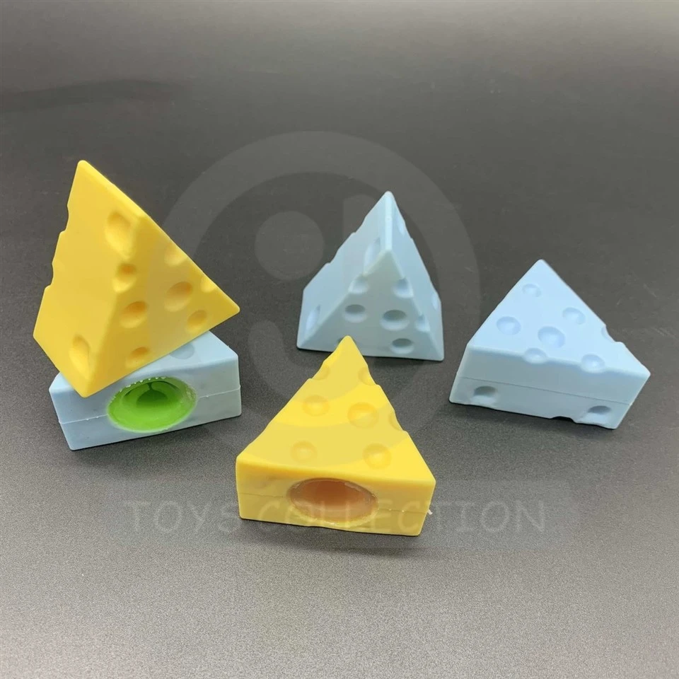 Squeeze Pops Mouse In Triangle Shape Cheese Toy